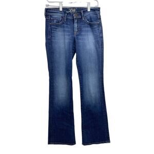 Lucky Brand Jeans Women's Actual Size 30Wx31L Blue Denim Boot Casual Stretch